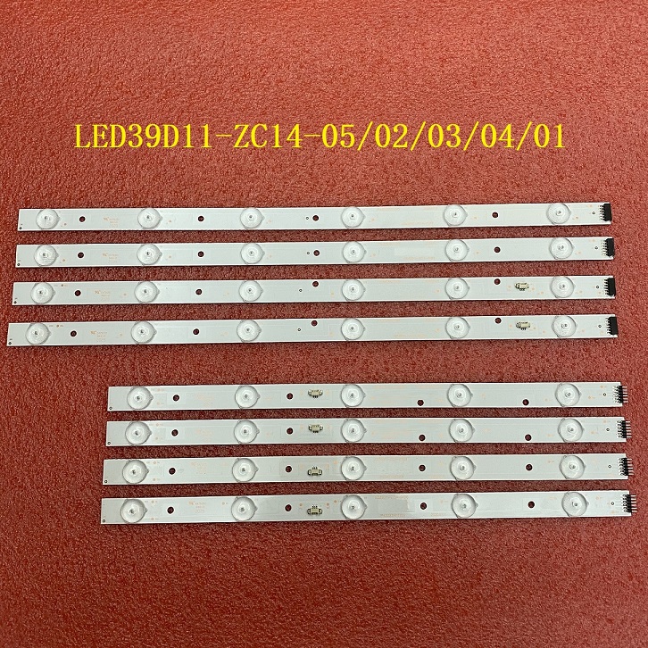 8pcs LED strip for 39DU3000 LED39D11-ZC14-05/02/03/04/01 30339011206 30339011208 30339011207