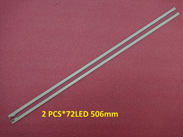 2 PCS*72LED 506mm SLED 2011SGS46 R L 5630 72 for  46WD100C 46-DOWN LJ64-03236A LTA460HW02