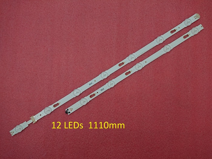 New 12 LEDs 1110mm LED backlight strip for LM41-00334A LM41-00335A UE49KU6300 UN49KU650DF ue49ku6100