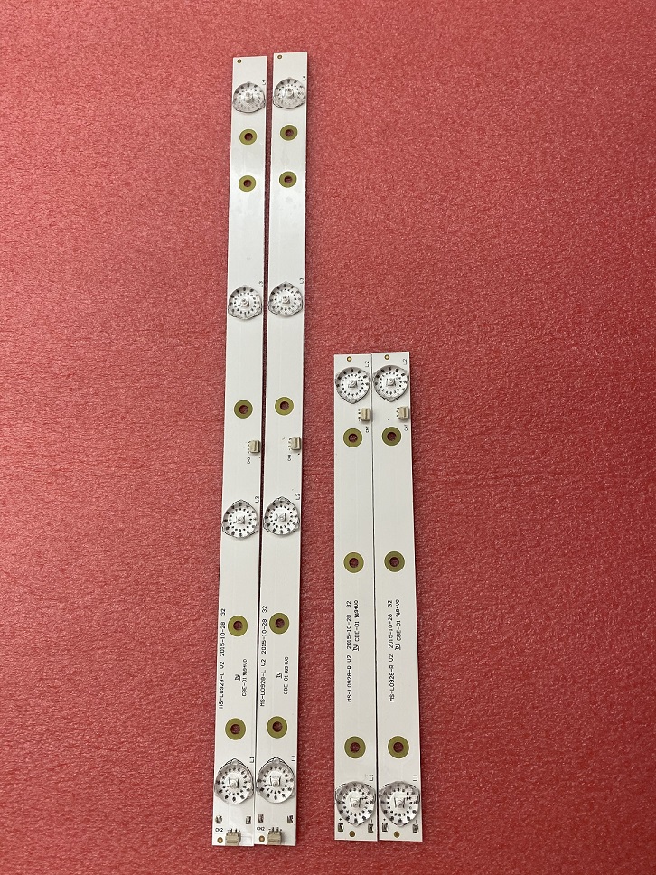 4 pcs/set LEDStrip for AKTV3221 32LED38P JS-D-JP3220-041EC D32-0A35 MS-L0928-L MS-L0928-R V2