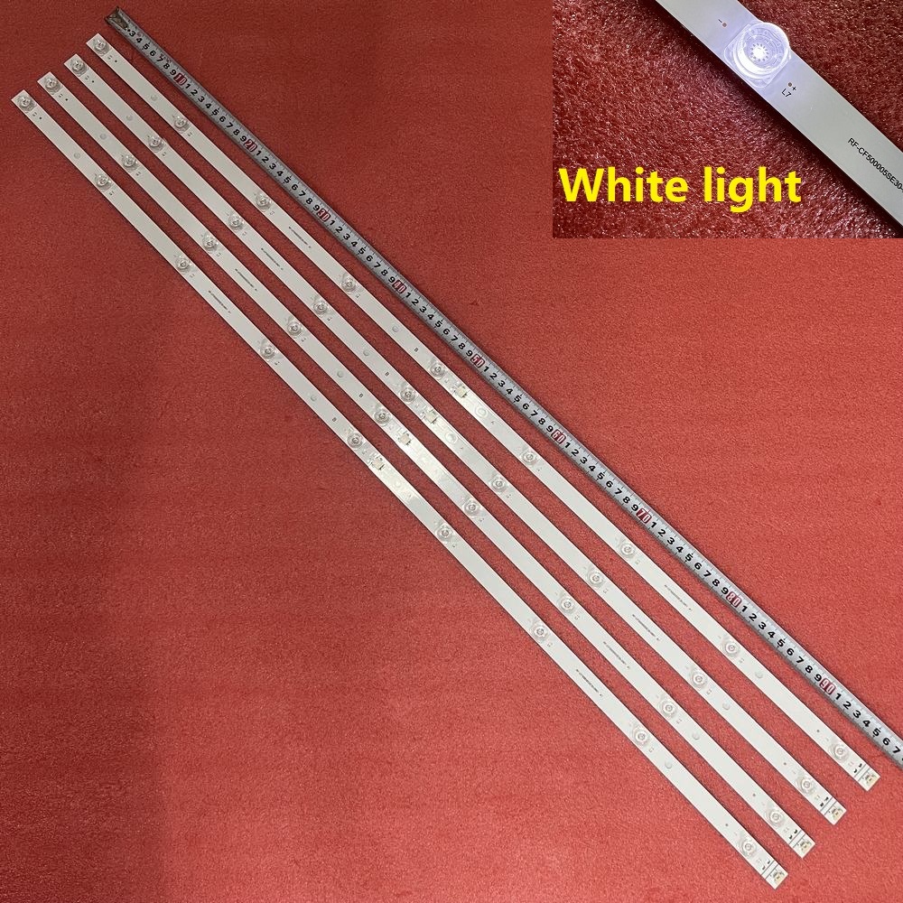 4pcs/set LED Strip For TH-50HX700B JVC LT-50VA8035 TOSHIBA 50UK4B63DB RF-CF500005SE30-0901