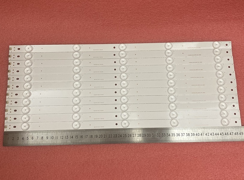 11pcs LED strip for 50H4D 50h5gb 50h4c 50h5c SVH500A60 HD500DF-B53 RSAG7.820.6660 HD500DF-B54