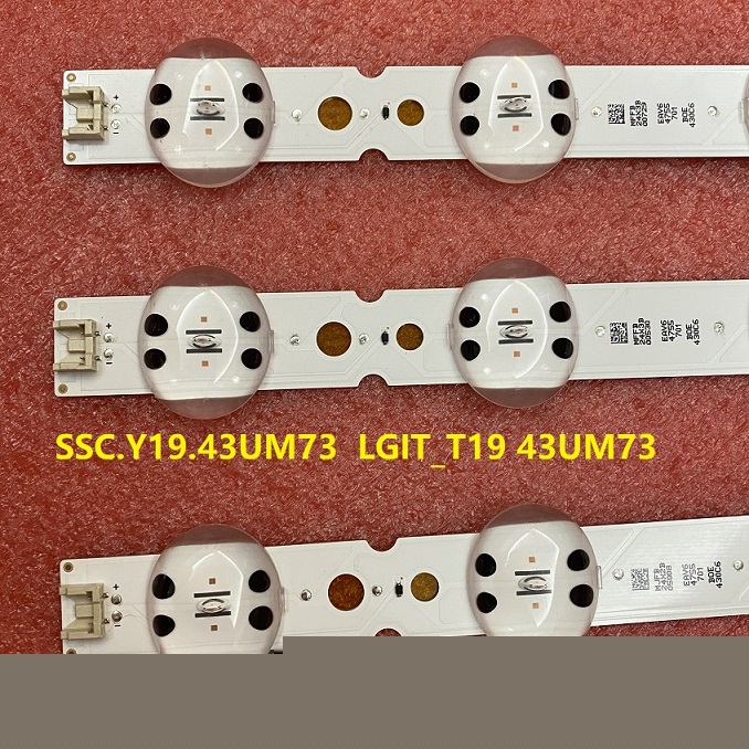 LED bar(3) For LG 43UM4390PLC 43UN74006LB 43UM7450PLA 43UM7390PLC 43UM7400PLB SSC.Y19.43UM73