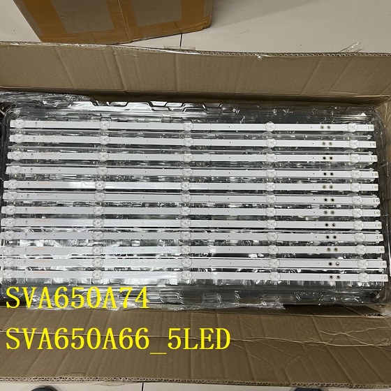 LED bar(12)For for SONY KD-65XF7003 KD-65X750F KD-65XF7596 SVA650A66_5LED SVA650A74 KD-65XF7096