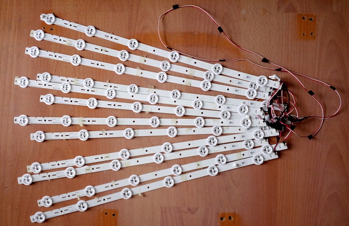 12 Pieces KLV-46R476A S460DH1-2 LED backlight bar SVG60AB1-REV3-121121
