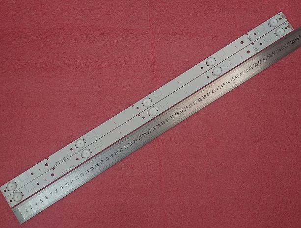 2 PCS 5LED 595mm LED strip for LED32EC260JD LED32K20JD SVH320AG8 SVH320AH2_WICOP_5LED