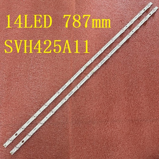 LED strip(2)For HISENSE 43A603AMV 43R6E3 43h6g 43R6090G 43H6570G JL.D425E1330-003BS-M SVH425A11