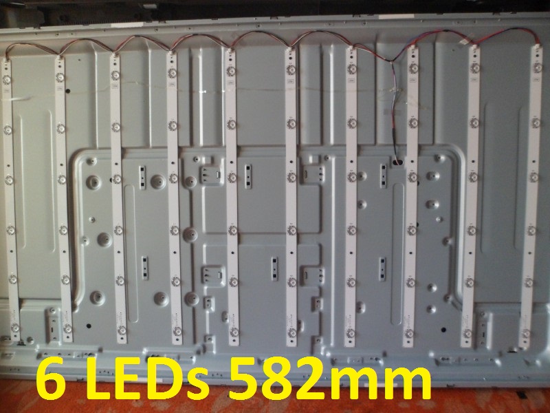 10 PCS LED55k320 HD550DU-B51 LED strip SVH550AF2-6LED-REV01-140919