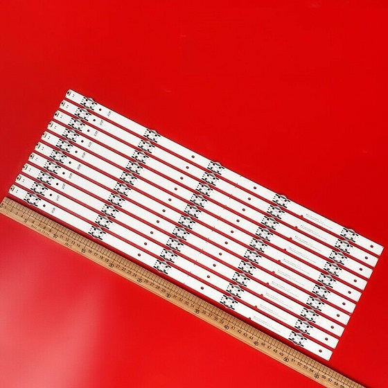 10pcs/set LED bar For Insignia NS-55D420NA18 LED55M5500DU SVH550AL28 SVH550AL3 SVH550AL28SVH550AL3