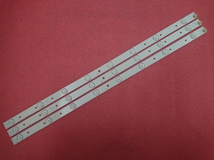 3 PCS 8LED 625mm LED strip Replacement for TOSHIBA 32L2333DG SVT320AE9_REV1.0_121012 LSC320HN03-T01
