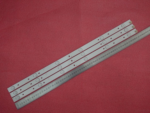 3pcs 6LEDs 627mm LED strip Replacement for Toshiba SVT320AF5 32P1300 32P1400 32P2400 32P1400VT