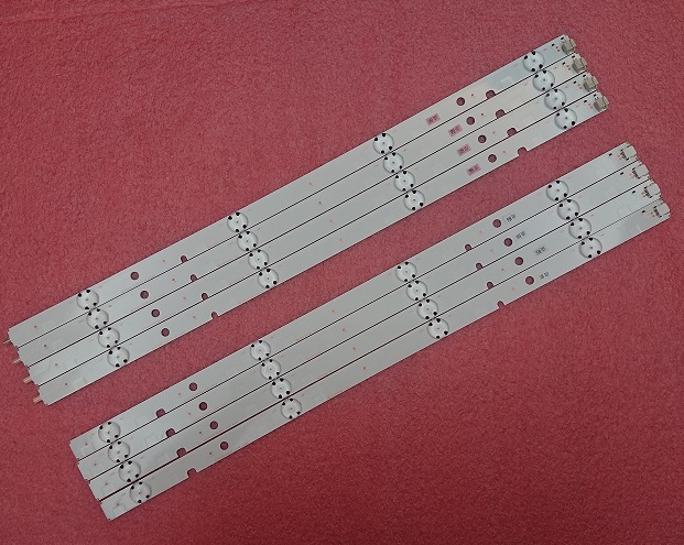 8pcs LED strip for Toshiba 47L6353DB 47L6453DB TL470FS46-L SVT470A53_REV05_R SVT470A53_REV05_L