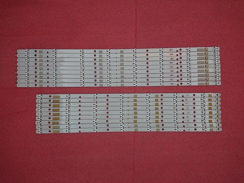 New Kit 18 PCS LED strip for TOSHIBA 55L7453D SVT550AA0_REV04_R SVT550AA0_REV04_L Type