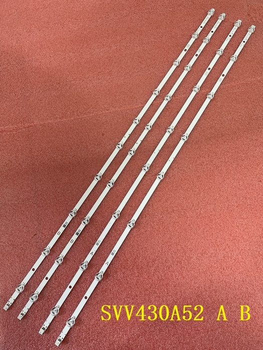 LED strip(4)For 43GS352B 43GX551B 43HK25T74U SVV430A78 JL.D430A1330-078HS-M JL.D43081330-078HS-M