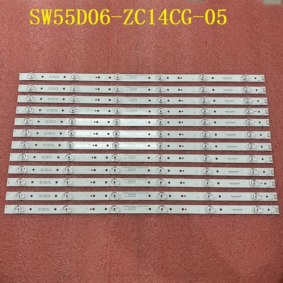 LED strip(12)For CRH-A553535120674NREV1.0B 55G6 55V8E 55N2 5800-W55000-6P60 SW55D06-ZC14CG-05