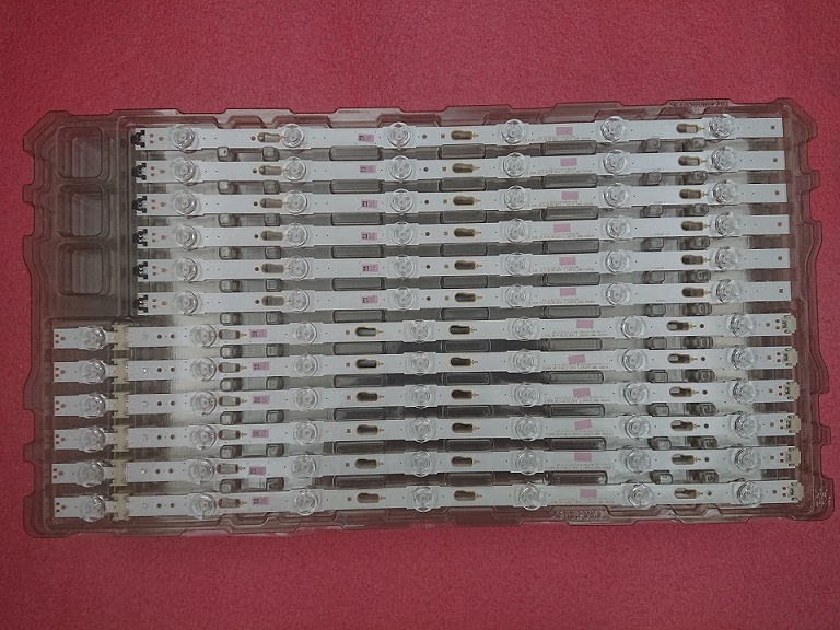 12pcs LED strip for Samsung UE50KU6079K BN96-39657A BN96-39658A V6DU-500DCA-R2 V6DU-500DCB-R2