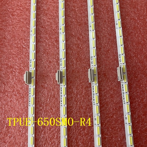 4pcs LED bar For 65PUS7600 65PUS9109 TPUE-650SM0-R4 TPT650LS-FJ01 TPUE-650SMO-R4