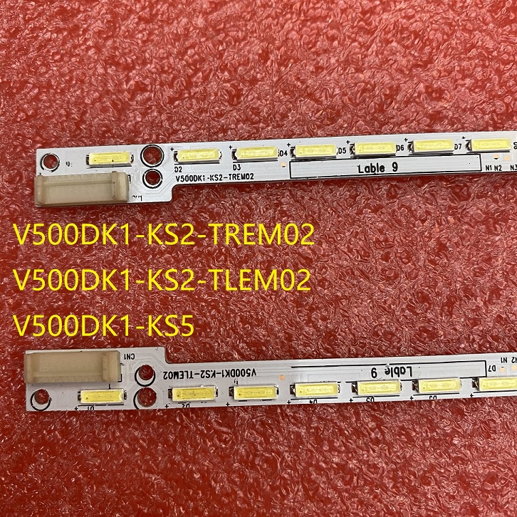 LED strip(2) for V500DK1-KS2-TREM02 V500DK1-KS2-TLEM02 M0009F1N31A57MA D 6202B000A2300 6202B000A1300