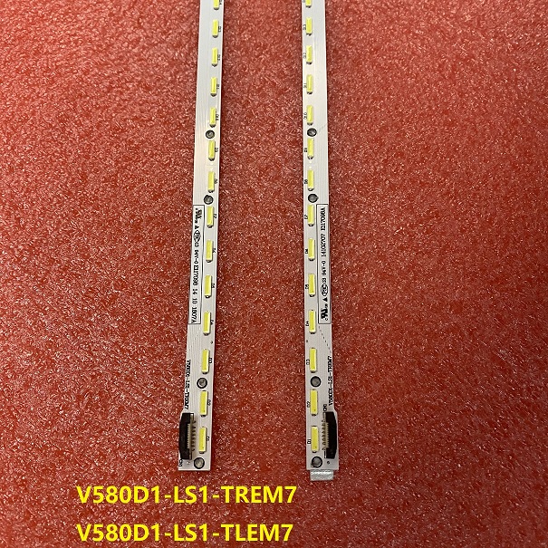 2pcs LED bar For TX-58AX802B 58L8400U 58PUK6809 V580D1-LS1-TREM7 V580D1-LS1-TLEM7 V580DK2-KS1
