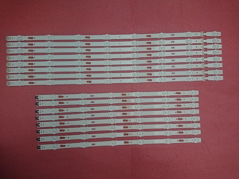 16pcs LED strip for Saumsung UN60JU7100F S_5U70-60_FL_R6 L8  V5DU-600DCA-R1 V5DU-600DCB-R1