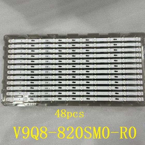 LED strip(48)For QN82Q80 QN82Q80RAFXZA QN82Q7DRAFXZA QN82Q70RAFXZA BN96-49572A V9Q8-820SM0-R0