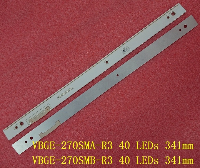 2 PCS 40 LEDs 341mm LS27E510C LS27E590C LED strip VBGE-270SMA-R3 VBGE-270SMB-R3 BN96-37176A BN96-371