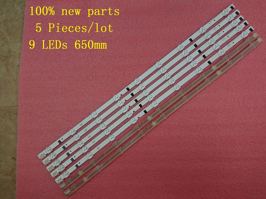 5pcs 9LED Ue32f5000 LED strip D2GE-320SC0-R3 samsung 2013SVS32H BN96-25300A 26508B 26508A 25299A