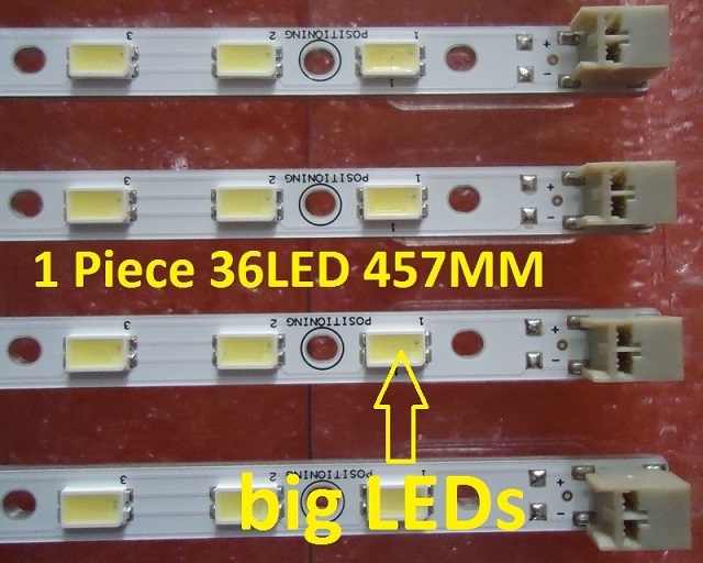 4pcs 36LED 457mm LED strip for LCD-40LX330A GT0330-4 SLED_2011SSP40 36 GD M110925-66 GY0321-1
