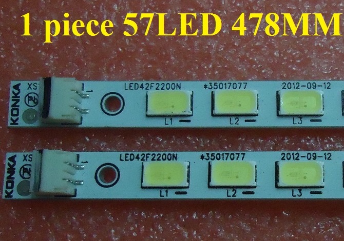 LED42F2200N LED strip 35016488 35017077 1 piece 57LED 478MM