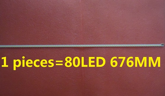 1 Piece LJ64-03479A LED strip SLED 2012SGS55 2012SG555 7030L 80 Rev1.0 80LED 676MM