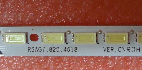 LED strip LT-1109283 RSAG7.820.4618 VER.C/ROH 1pcs=66LED 540MM