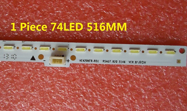 HE420HFR-851 LED light strip RSAG7.820.5146 1 Piece 74LED 516MM