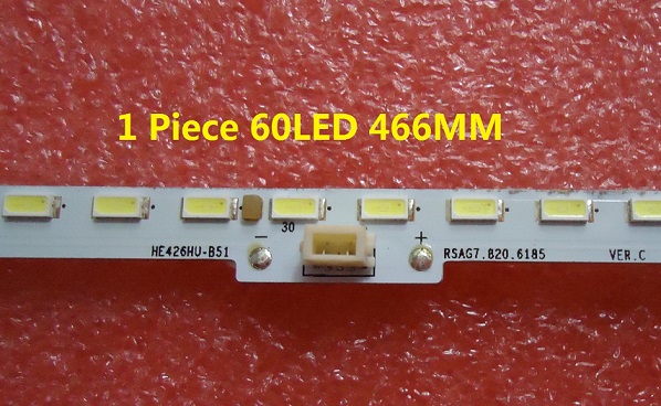 LED43K5500U LED light strip RSAG7.820.6185 for screen HE426HU-B51S1 1 Piece 60LED 466MM